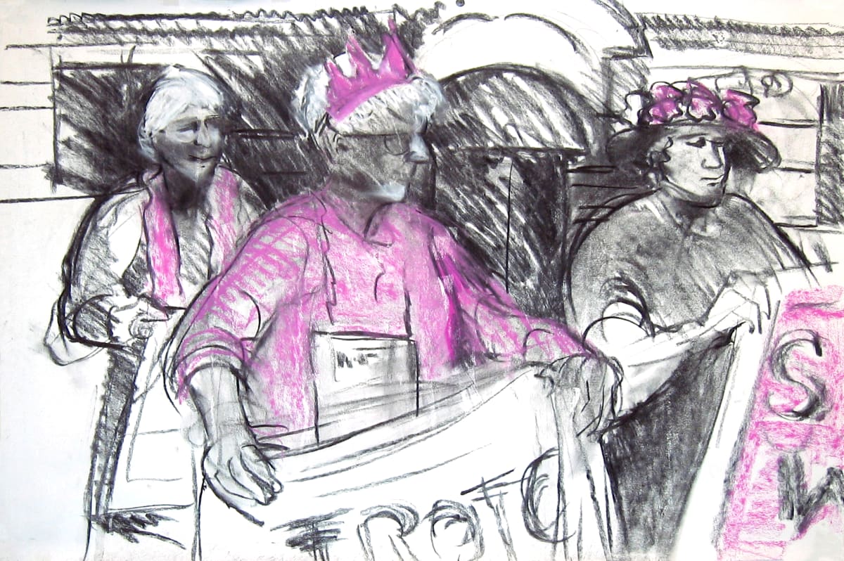 Code Pink Granny by Regina Silvers, Image 9.