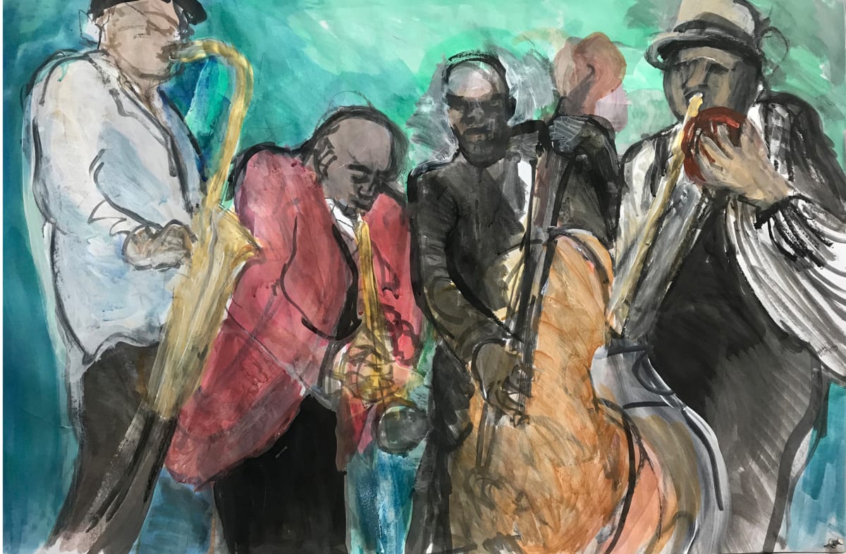 Harlem Blues & Jazz Band by Regina Silvers 
