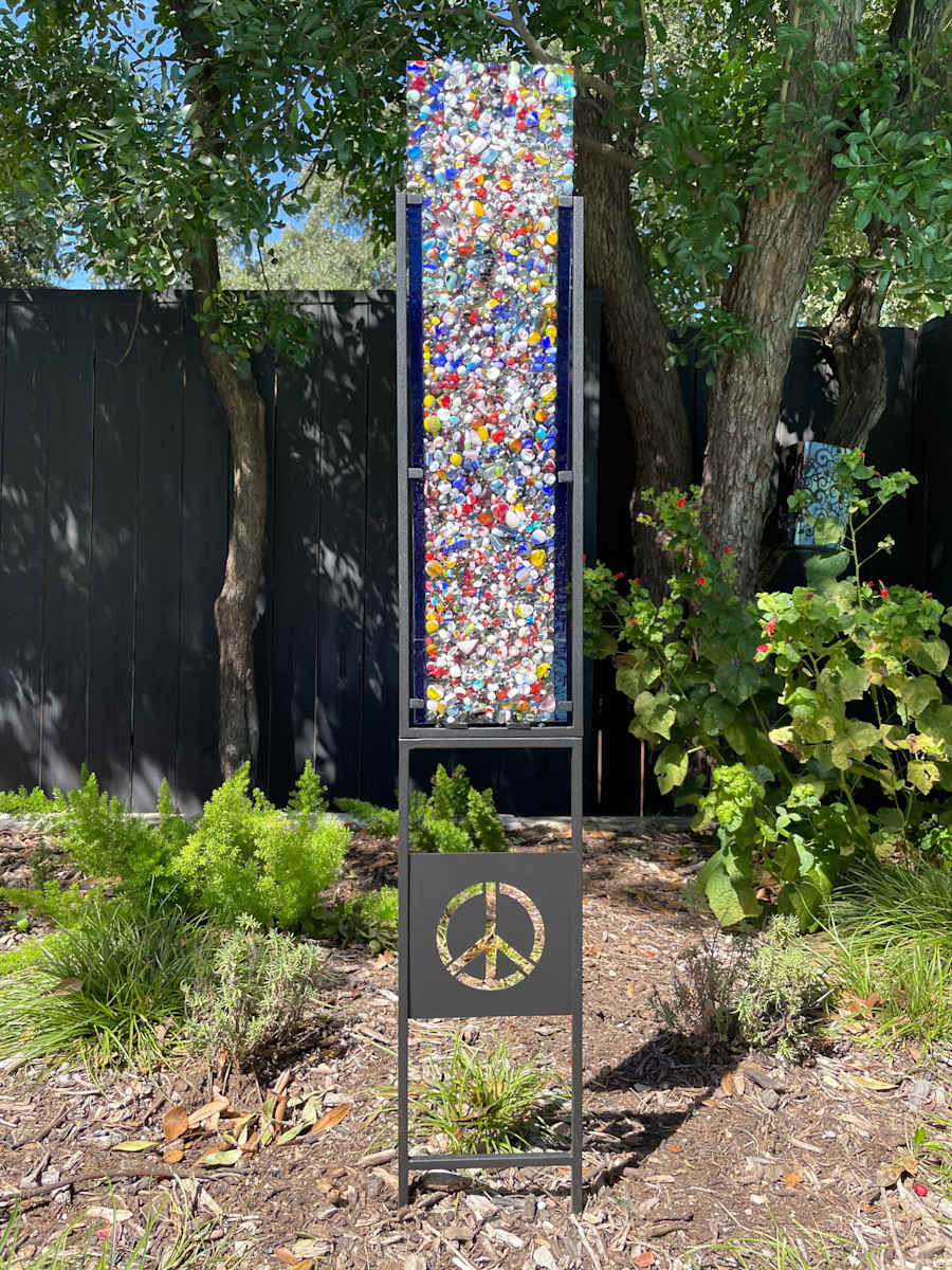 Peaceful Jewelscape by Anne Burtt  Image: Peaceful Jewelscape in Garden