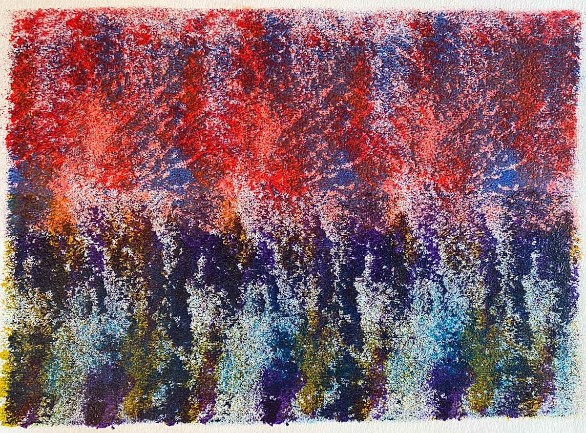 Bastille by Dean Brown  Image: 2024, 11x15, acrylic on paper