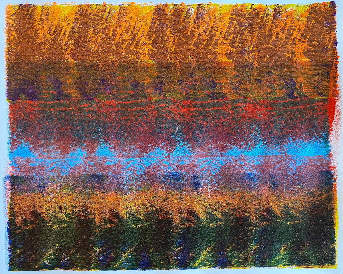 Fat Ogre Dance by Dean Brown  Image: 2024, 18x20, acrylic on paper