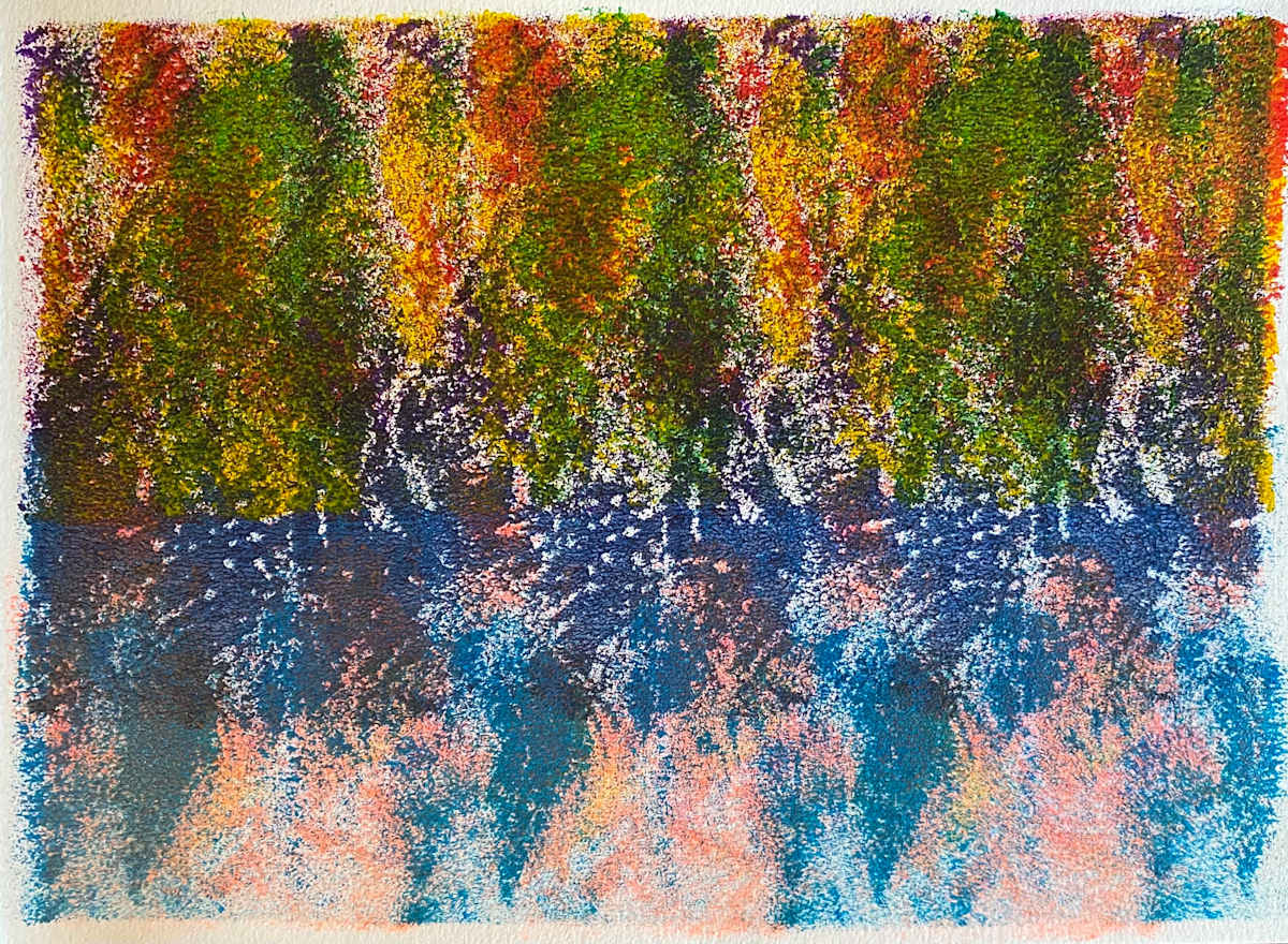 Fiction Dilemma by Dean Brown  Image: 2024, 11x15, acrylic on paper