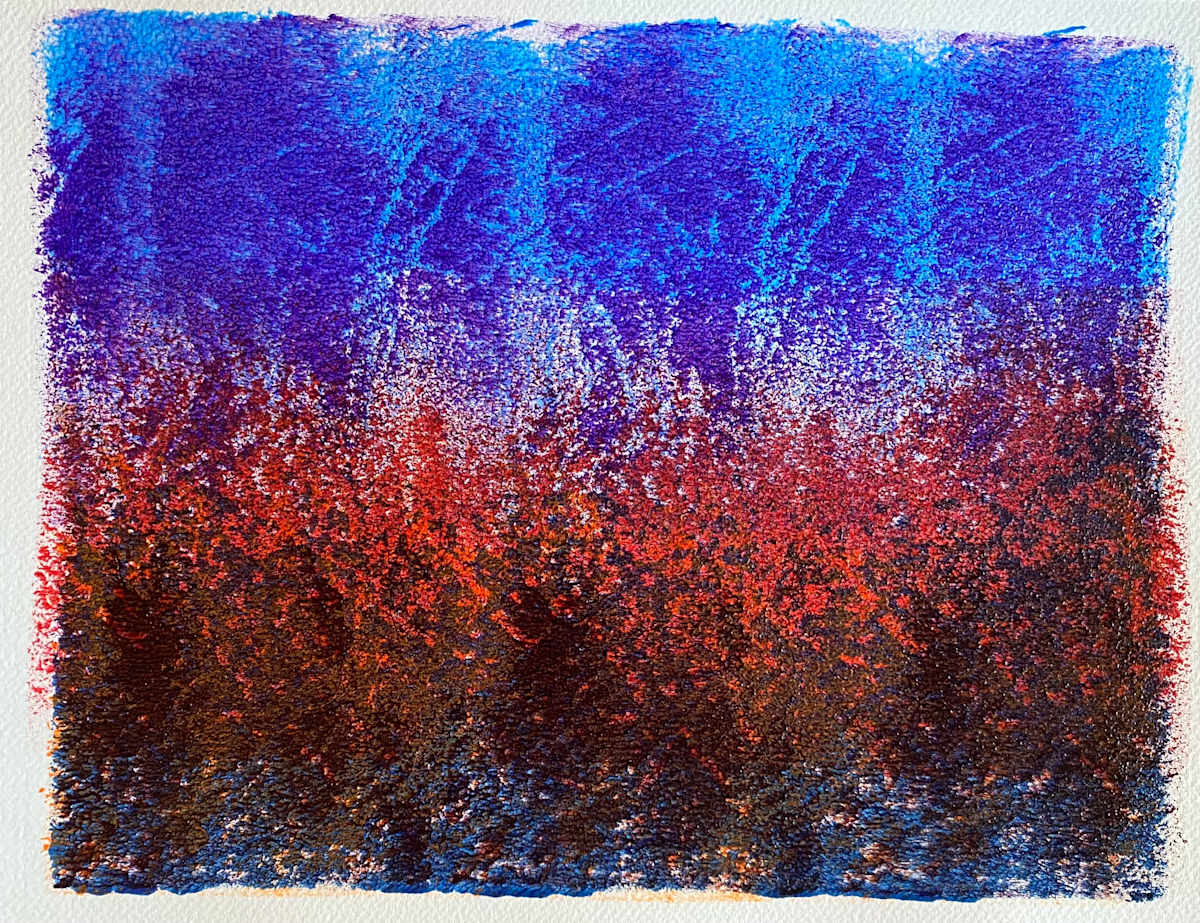 Goodbye by Dean Brown  Image: 2024, 10x12, acrylic on paper
