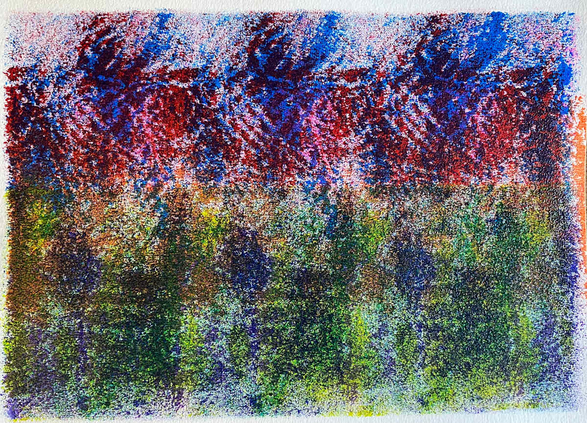 Of Thee I Sing by Dean Brown  Image: 2024, 11x15, acrylic on paper