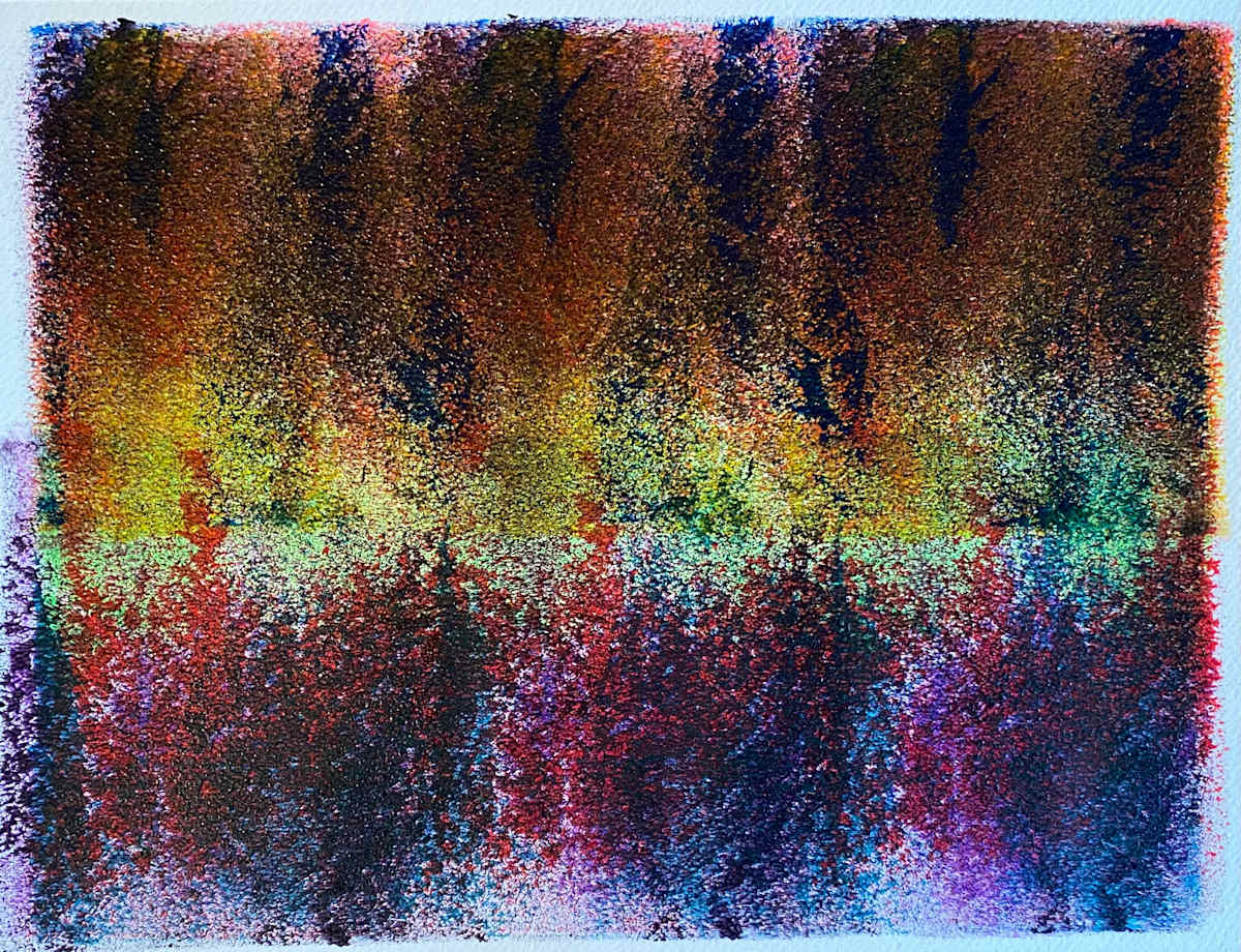 Strange Fruit by Dean Brown  Image: 2024, 10x12, acrylic on paper
