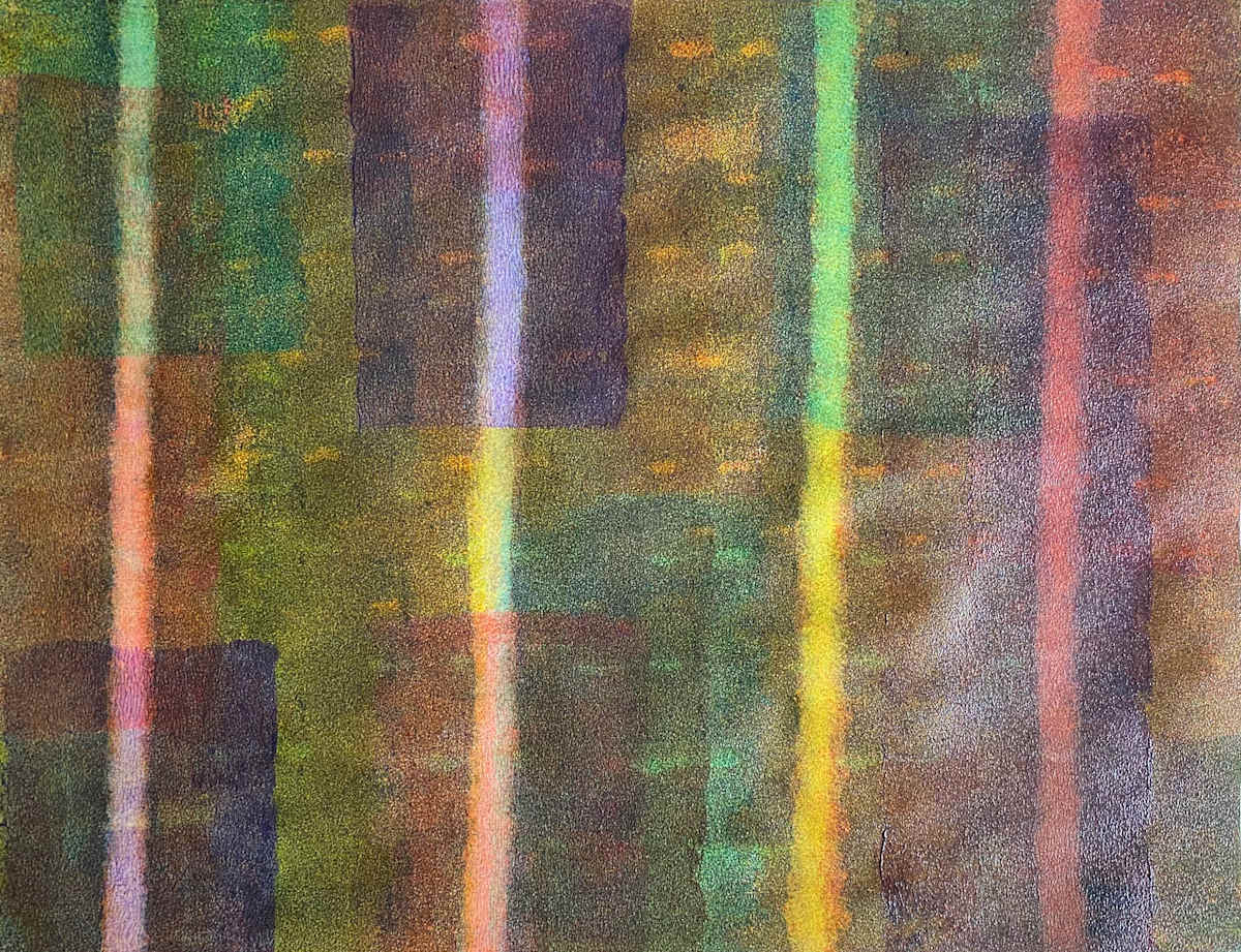 Binding Moratorium by Dean Brown  Image: 2025, 20x26, acrylic on paper