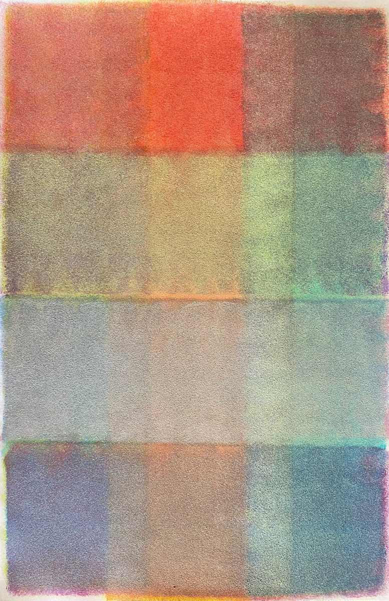 Complacency Severed by Dean Brown  Image: 2025, 24x16, acrylic on paper
