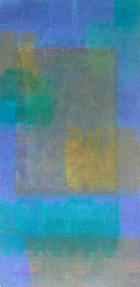 Eternal Scribe by Dean Brown  Image: 2025, 24x12, acrylic on paper