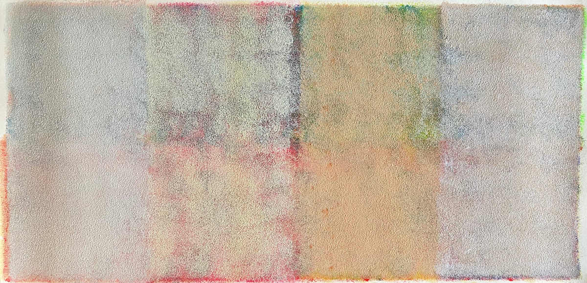 Favored Imitation by Dean Brown  Image: 2025, 12x24, acrylic on paper