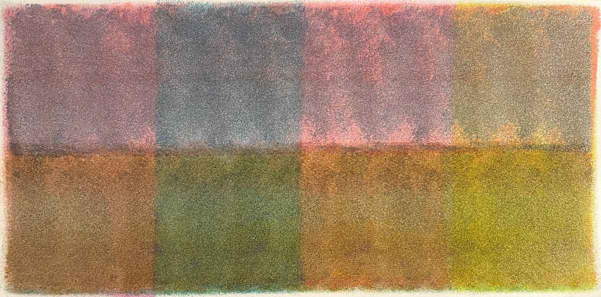 Guru Inquiry by Dean Brown  Image: 2025, 12x24, acrylic on paper