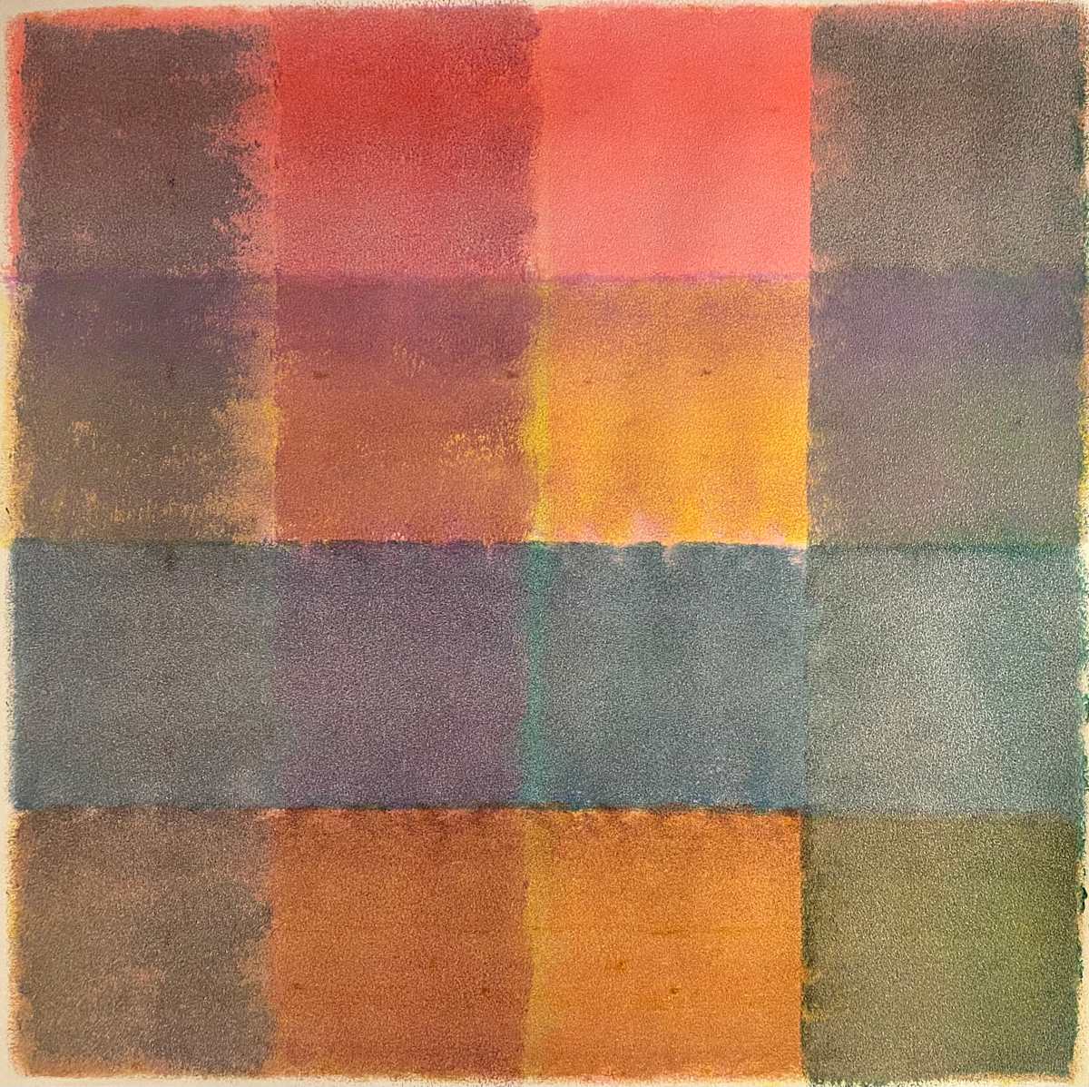 Jealous Laxity by Dean Brown  Image: 2025, 24x24, acrylic on paper