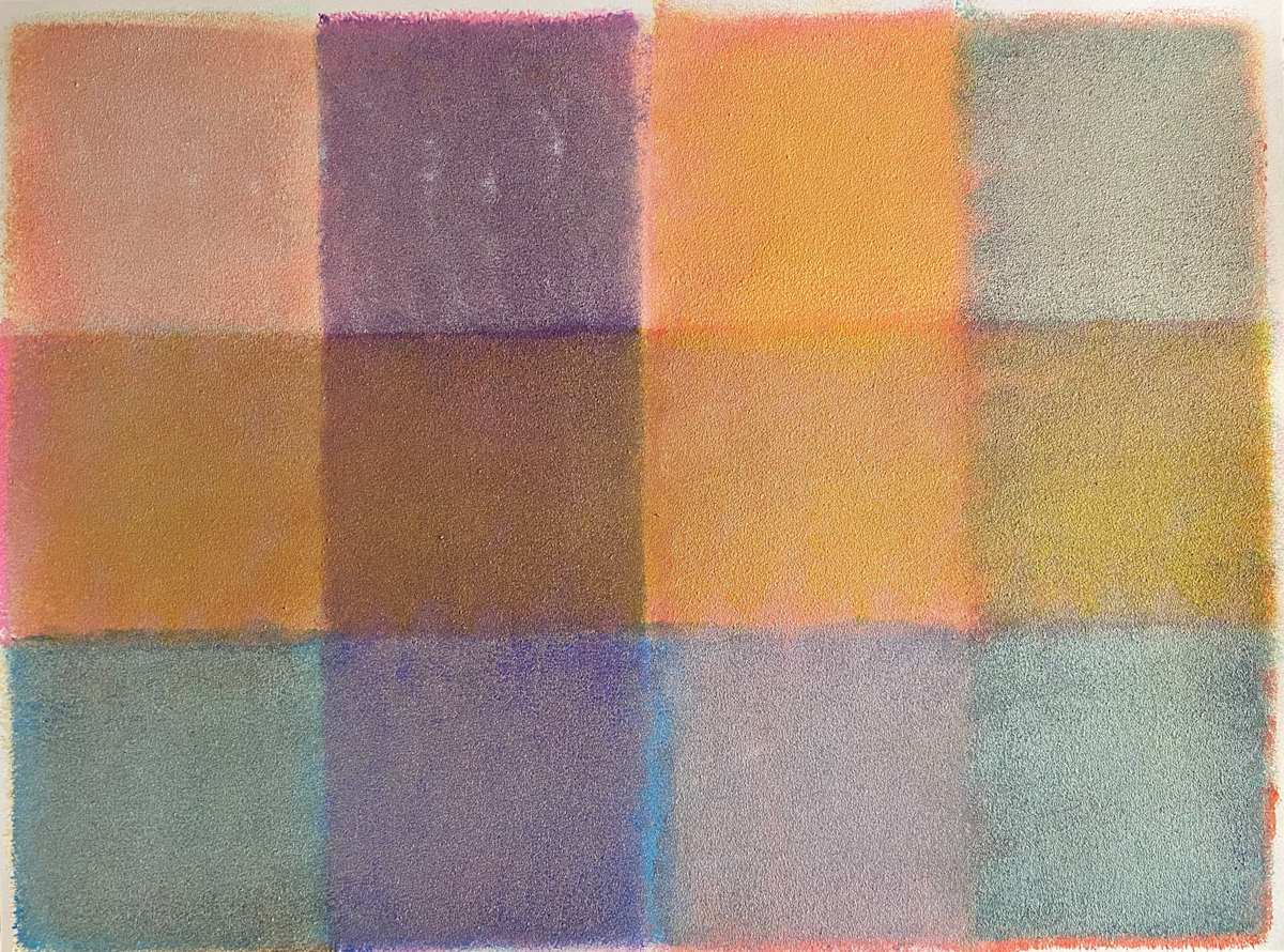 Liar Plateau by Dean Brown  Image: 2025, 18x24, acrylic on paper