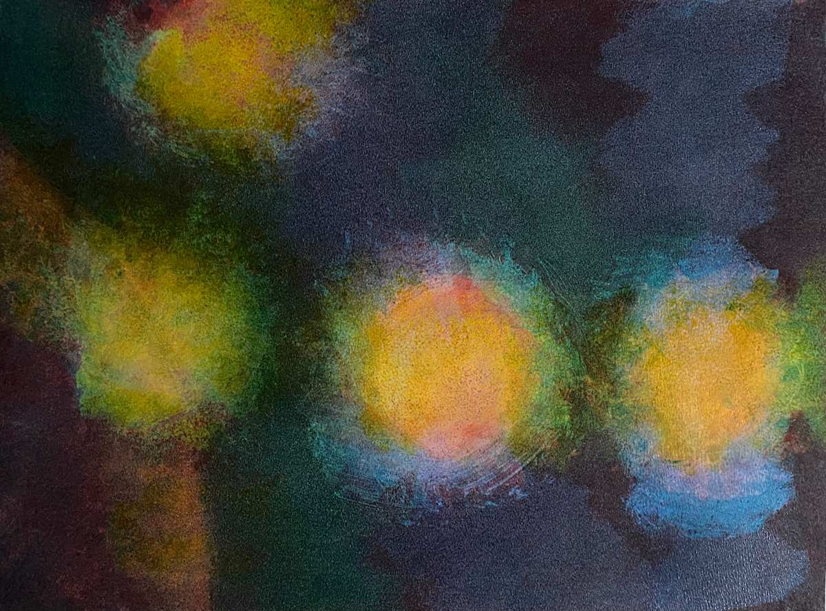 Lickspittle by Dean Brown  Image: 2025, 18x24, acrylic on paper