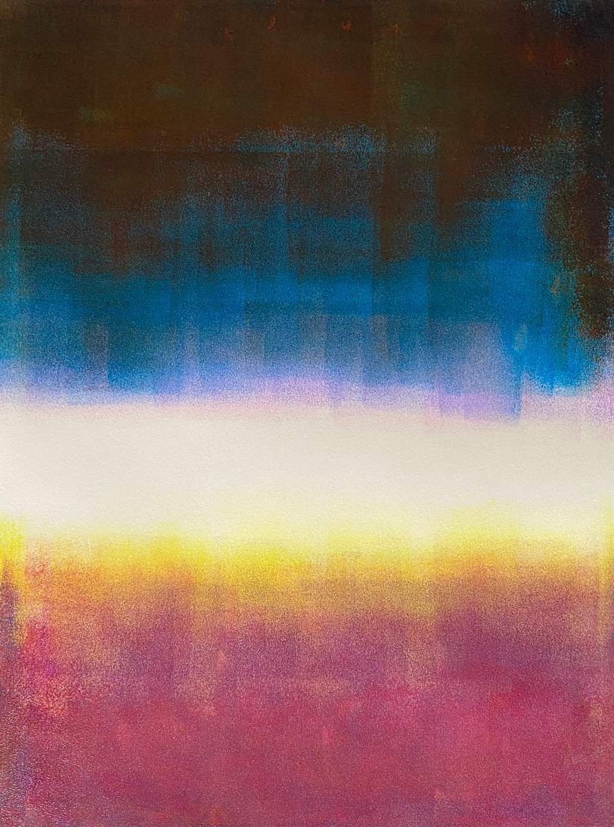 Minstrel Without Motive by Dean Brown  Image: 2025, 24x18, acrylic on paper