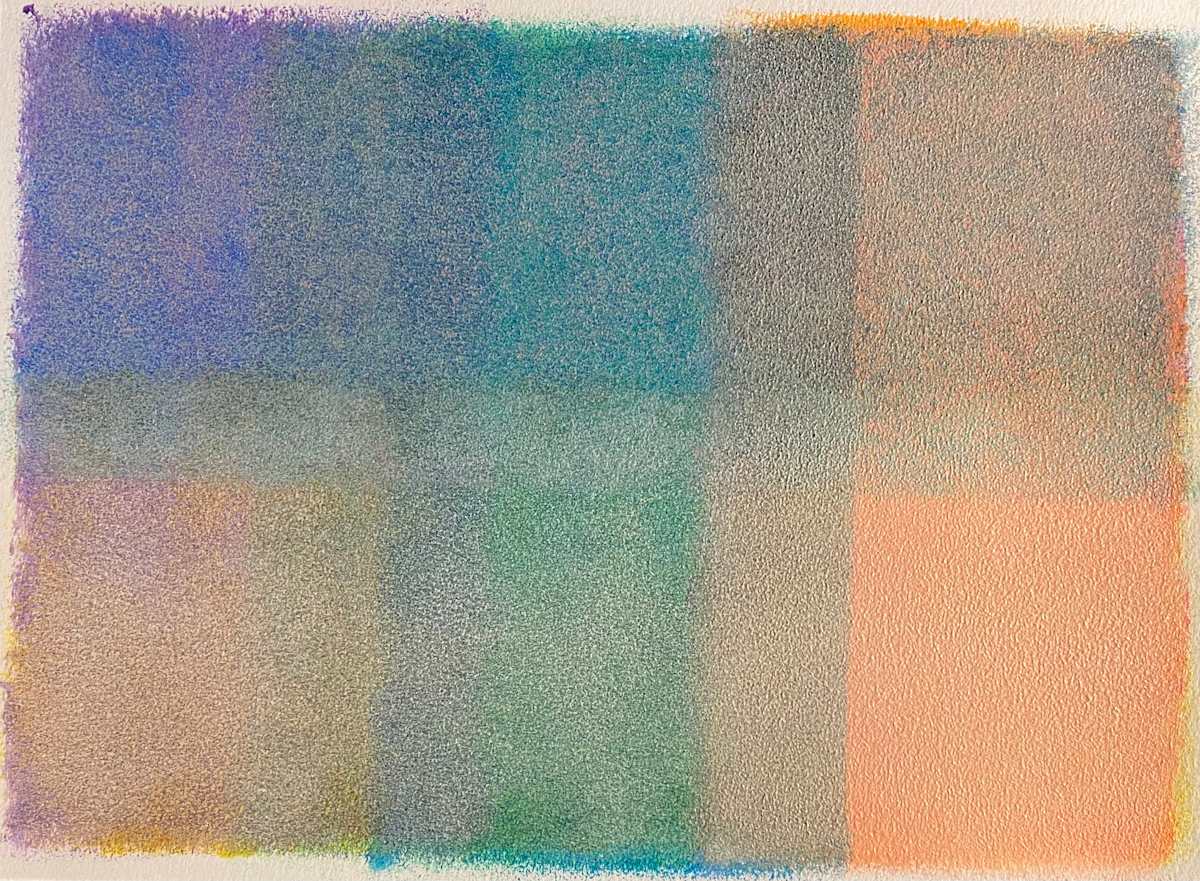 Moribund Tribute by Dean Brown  Image: 2025, 11x15, acrylic on paper