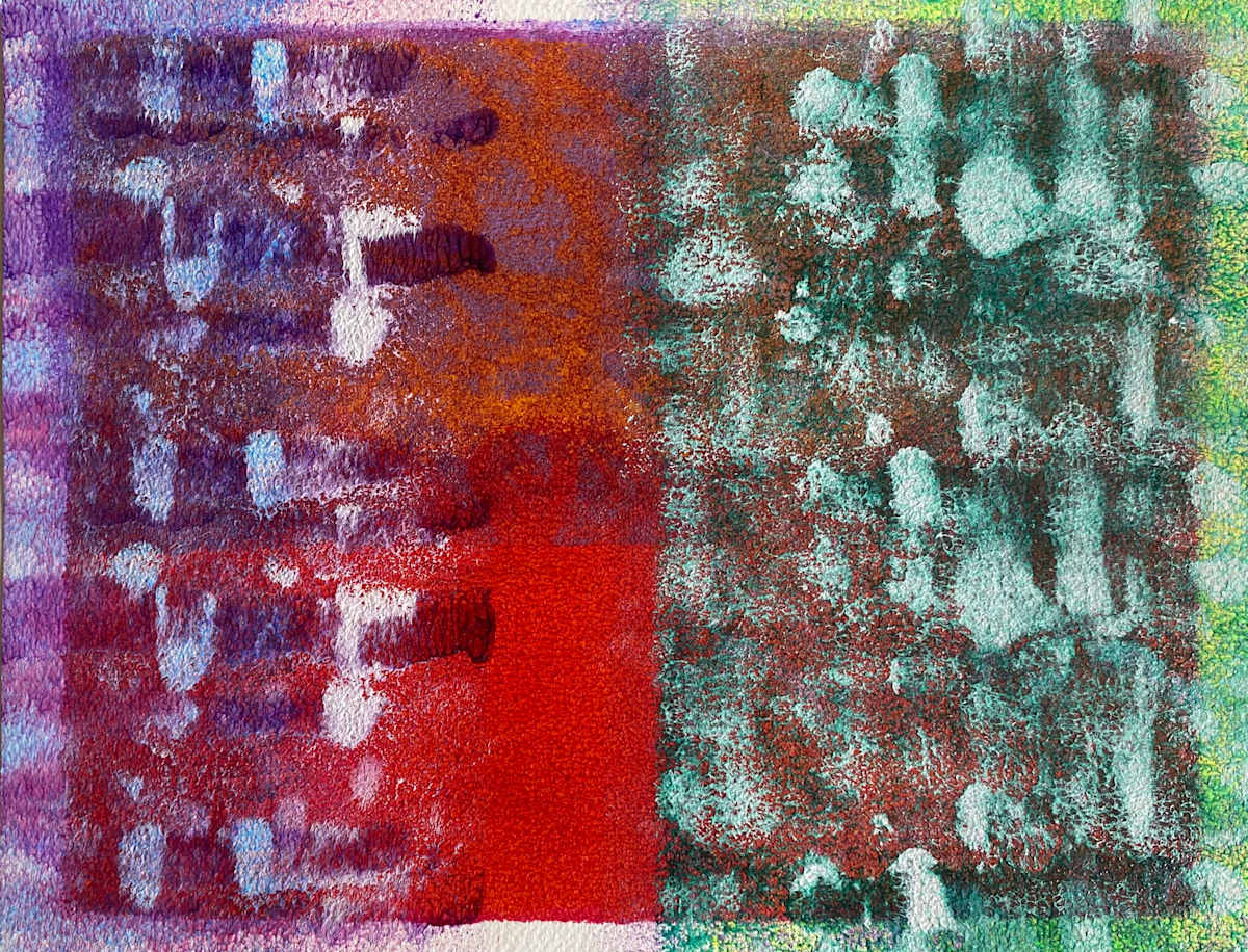 My Ground Zero by Dean Brown  Image: 2025, 11x14, acrylic on paper