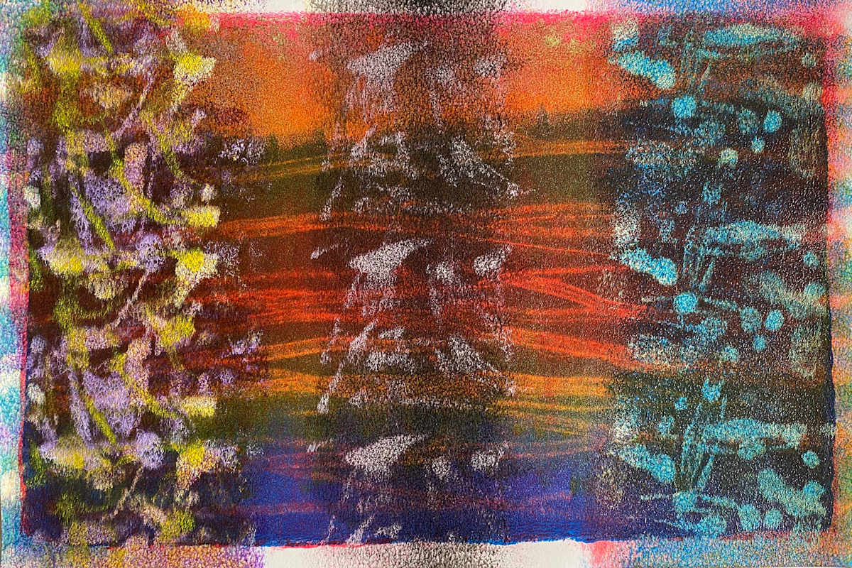 My Immediate Fear by Dean Brown  Image: 2025, 12x18, acrylic on paper