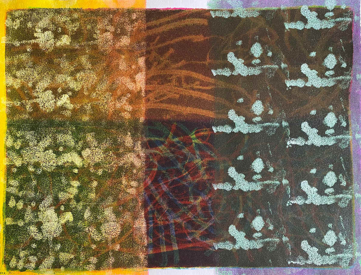 My March Militaire by Dean Brown  Image: 2025, 18x24, acrylic on paper
