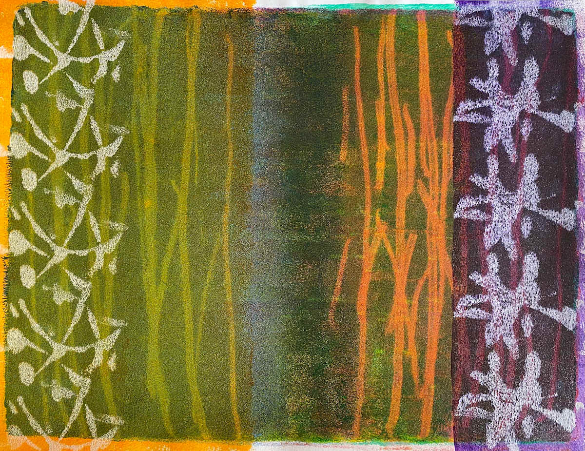 My Own Constellation by Dean Brown  Image: 2025, 20x26, acrylic on paper