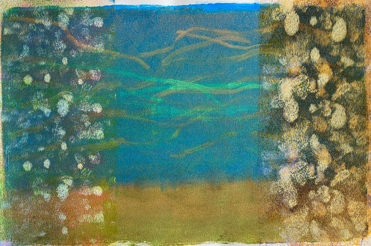 My Pinch Angels by Dean Brown  Image: 2025, 12x18, acrylic on paper