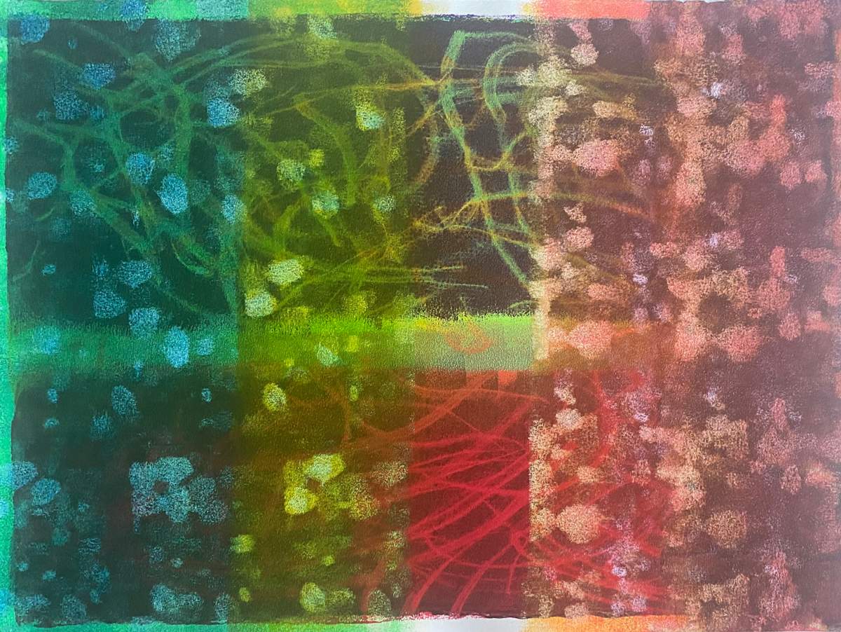 My Raw Argosy by Dean Brown  Image: 2025, 18x24, acrylic on paper