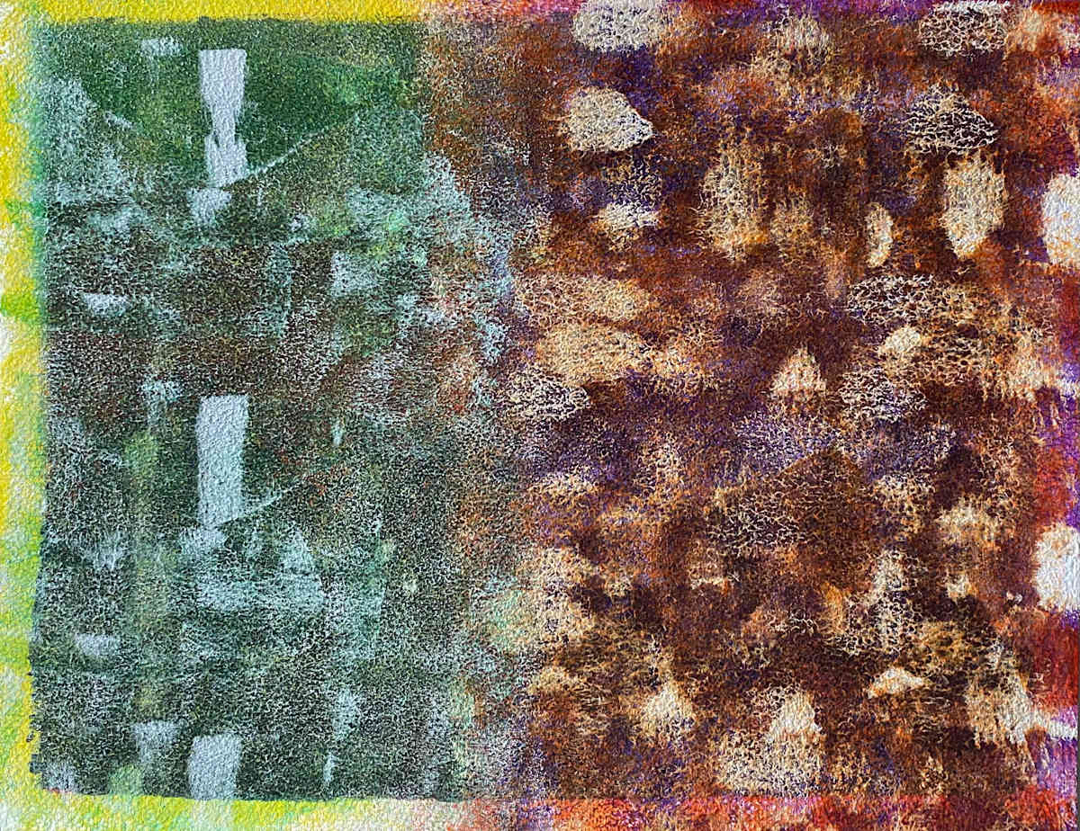 My Reticent Fiasco by Dean Brown  Image: 2025, 11x14, acrylic on paper