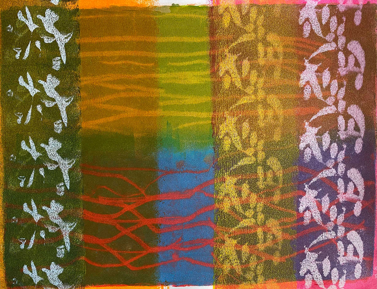 My Tawdry Hangup by Dean Brown  Image: 2025, 20x26, acrylic on paper