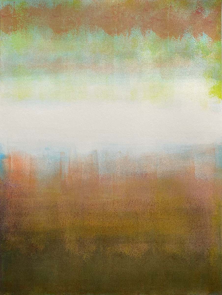 Ovation After Molder by Dean Brown  Image: 2025, 24x18, acrylic on paper