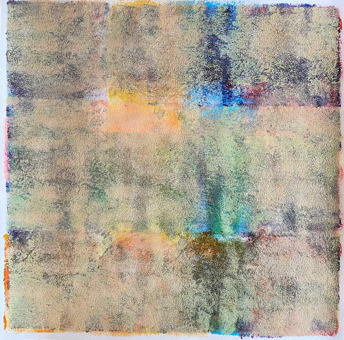 Piqued Madness by Dean Brown  Image: 2025, 20x20, acrylic on paper