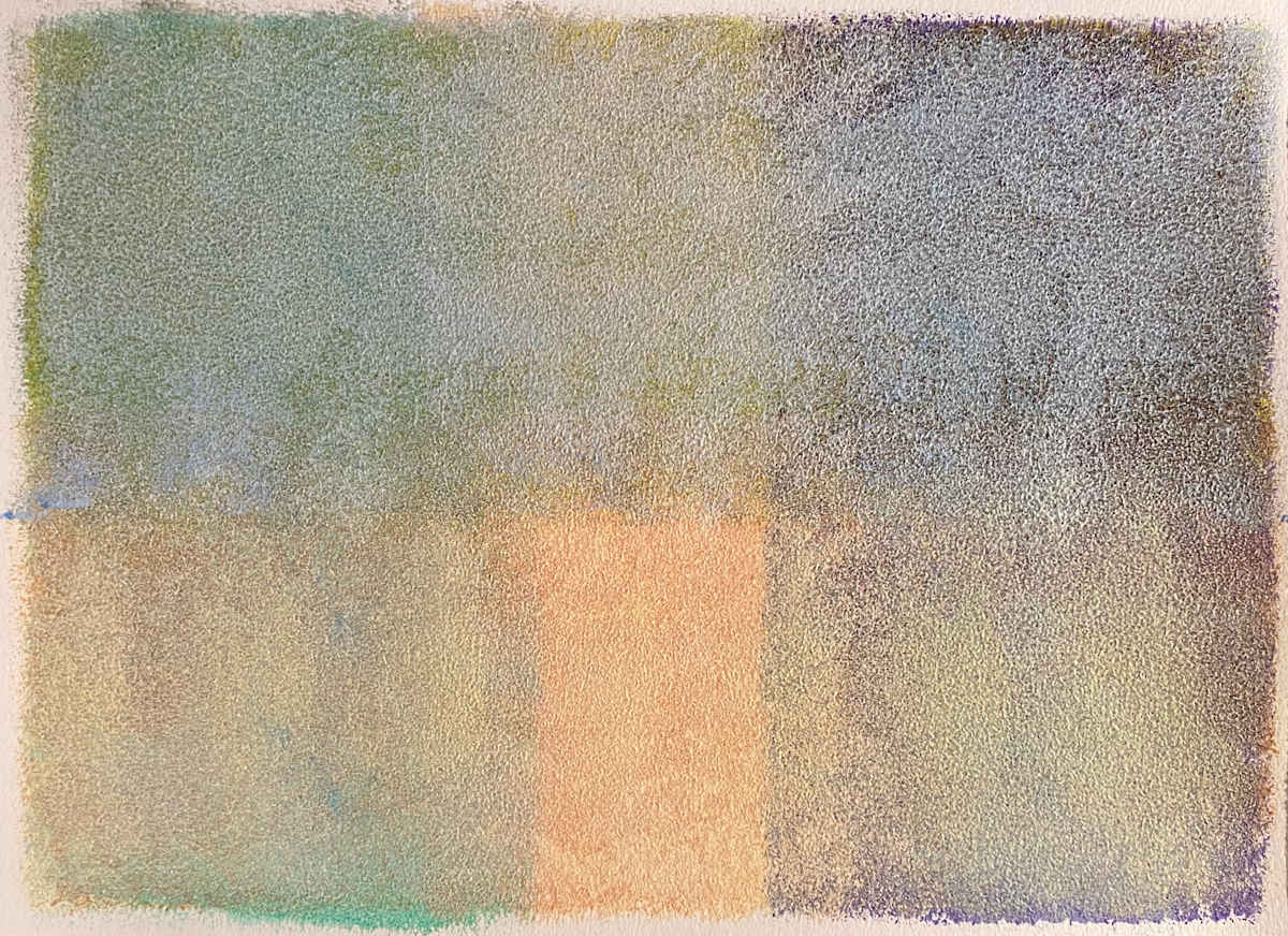 Posh Orifice by Dean Brown  Image: 2025, 11x15, acrylic on paper