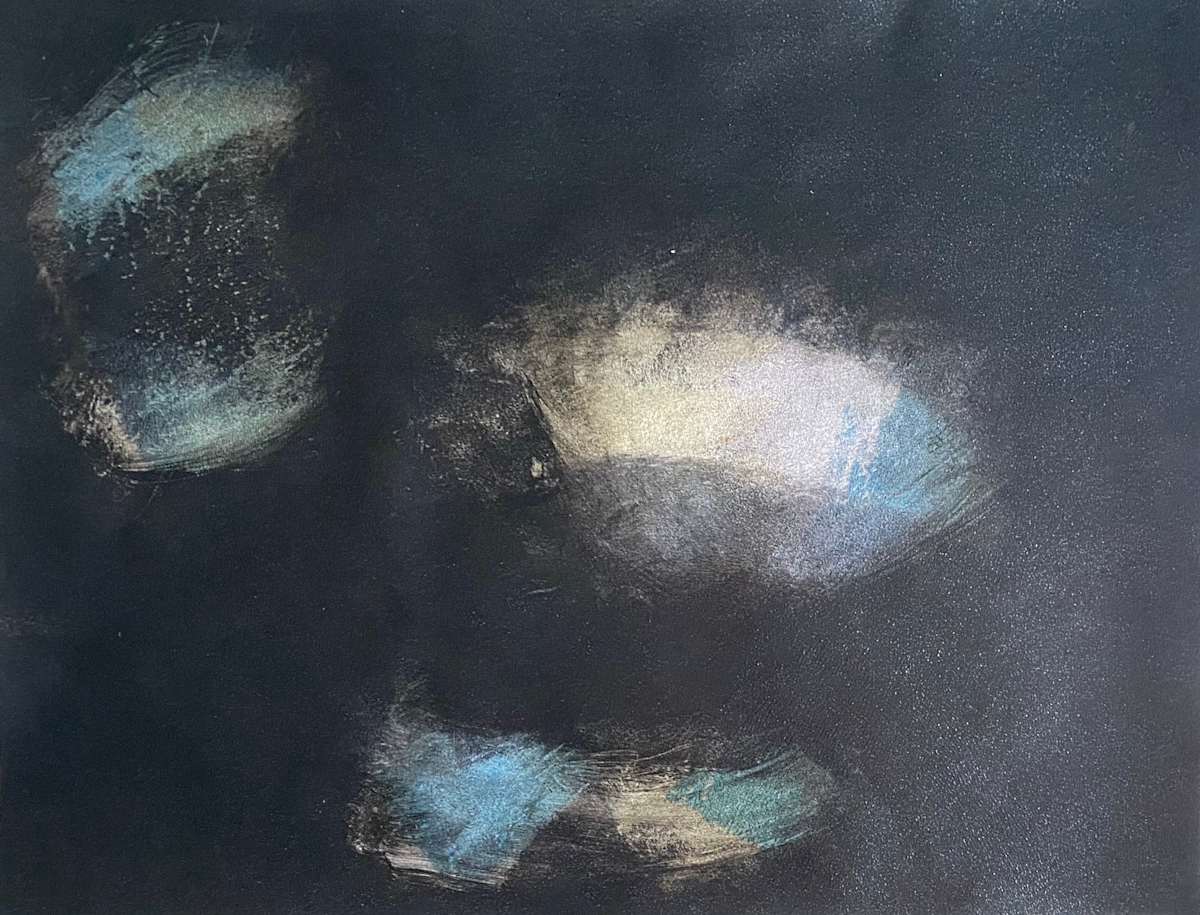Propitiation by Dean Brown  Image: 2025, 20x26, acrylic on paper