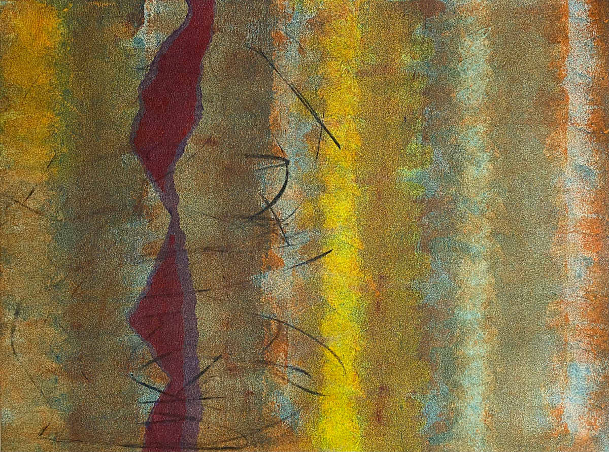 Shirk Moratorium by Dean Brown  Image: 2025, 18x24, acrylic on paper