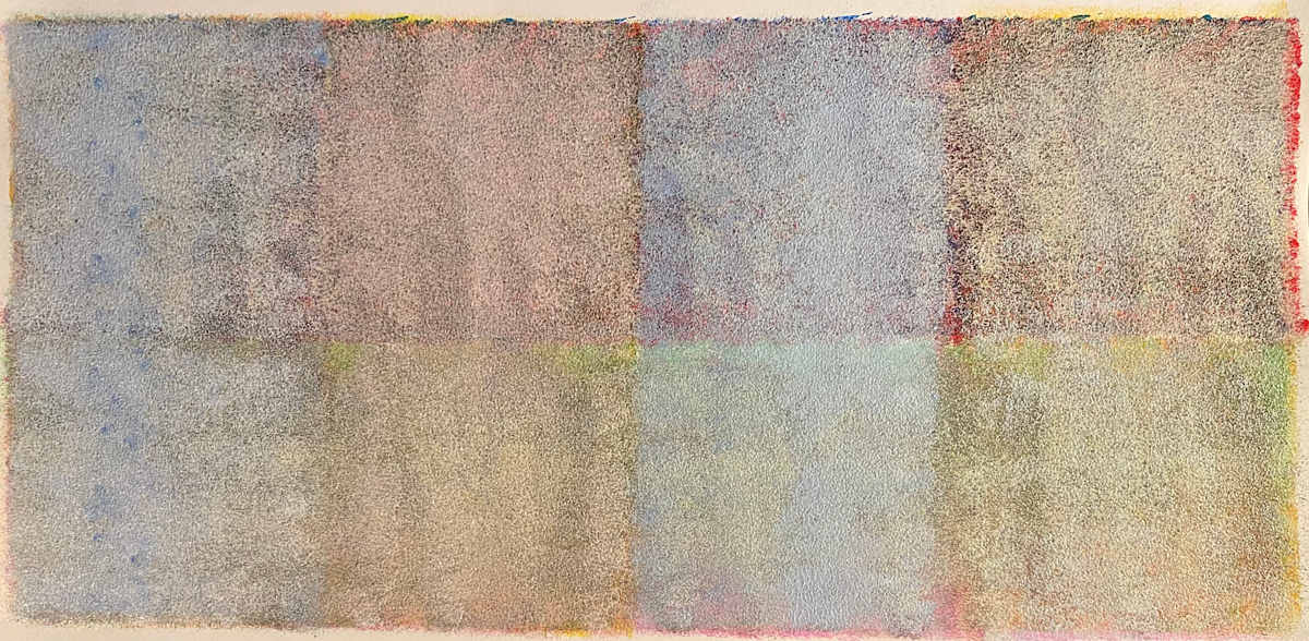 Sound Oddness by Dean Brown  Image: 2025, 12x24, acrylic on paper