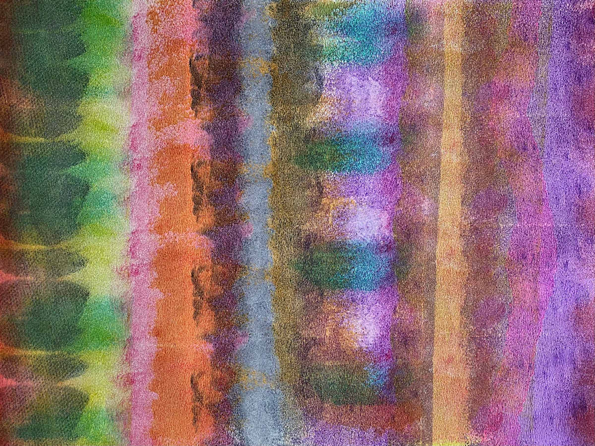Split Cessation by Dean Brown  Image: 2025, 18x24, acrylic on paper