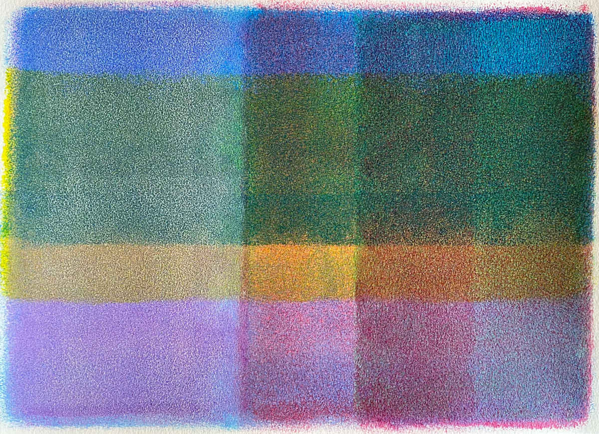 Steading Havoc by Dean Brown  Image: 2025, 11x15, acrylic on paper
