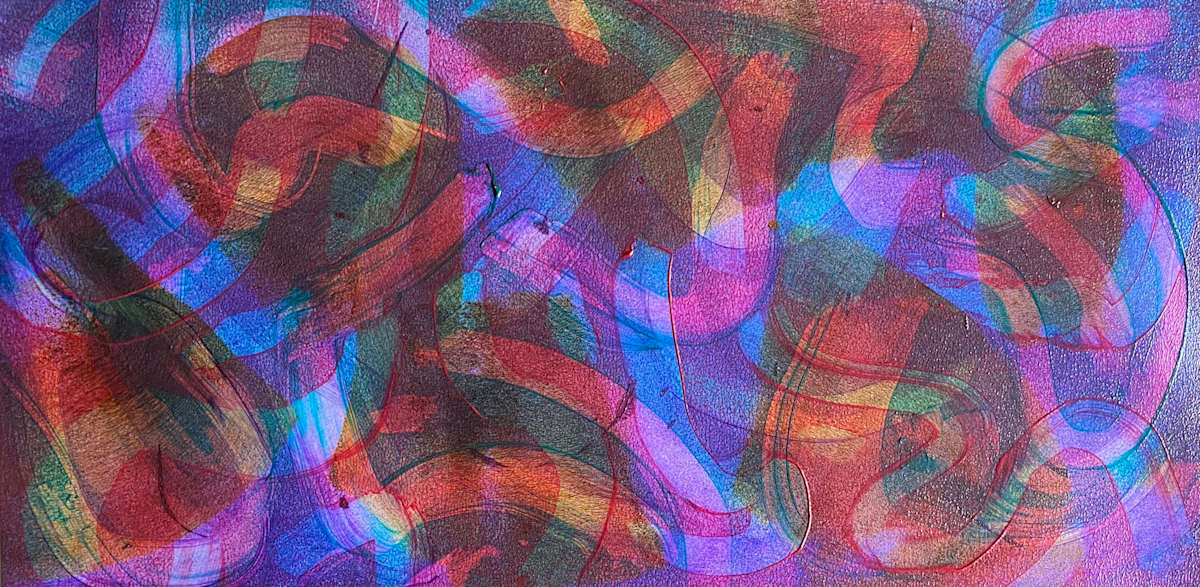 Wuther By Souther by Dean Brown  Image: 2025, 12x24, acrylic on paper