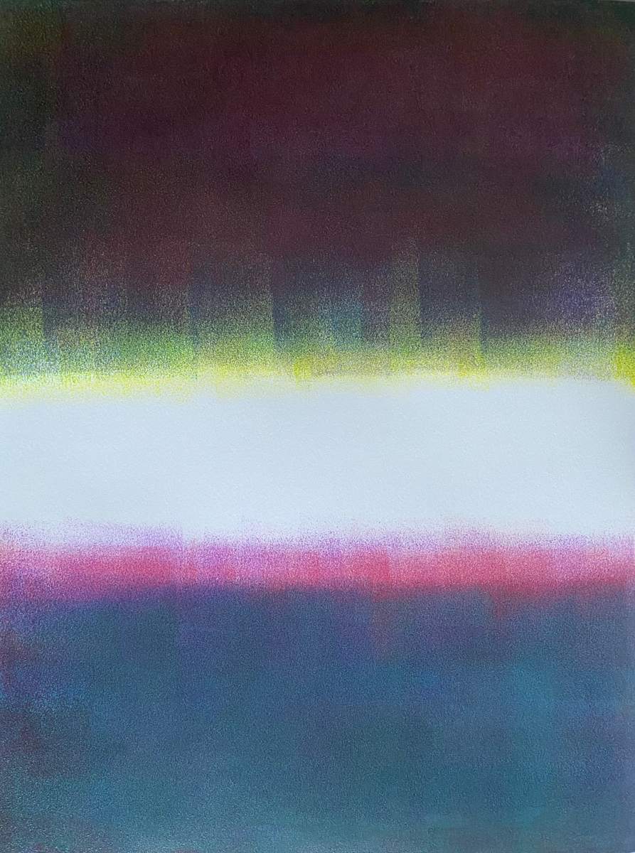 Zephyr With Facade by Dean Brown  Image: 2025, 24x18, acrylic on paper