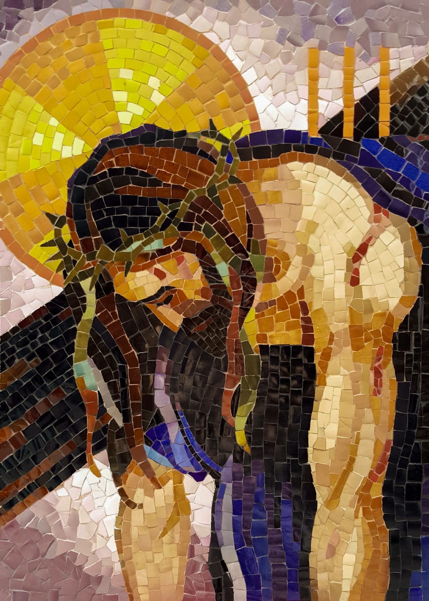 The Third Station of the Cross by Mai Van Nhon 