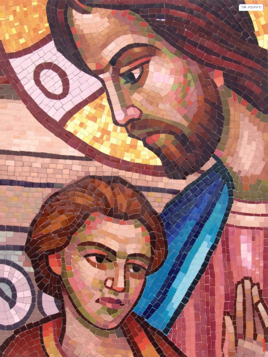 Joseph and Jesus by Mai Van Nhon 