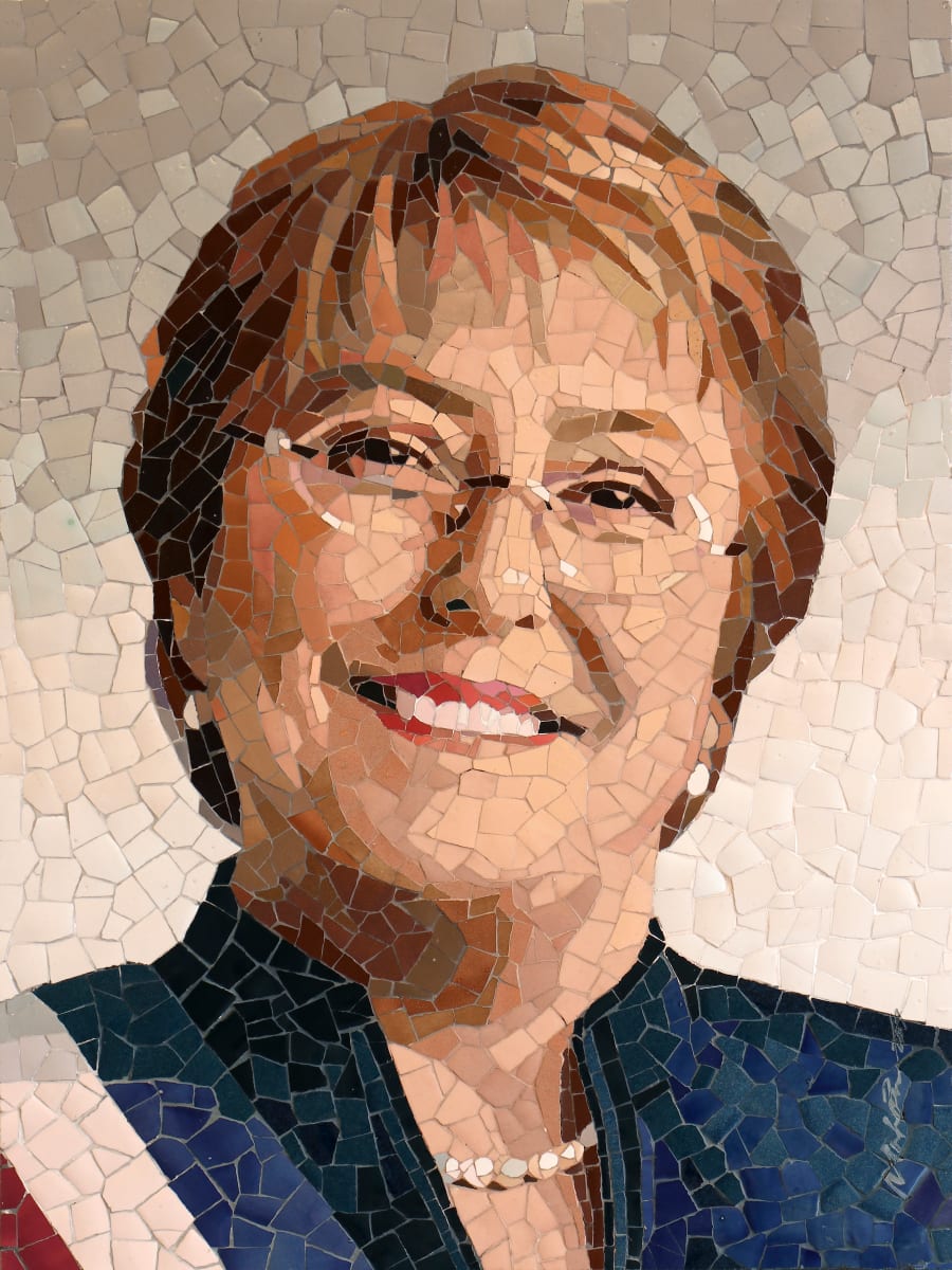 Michelle Bachelet  -President of the Republic of Chile by Mai Van Nhon 