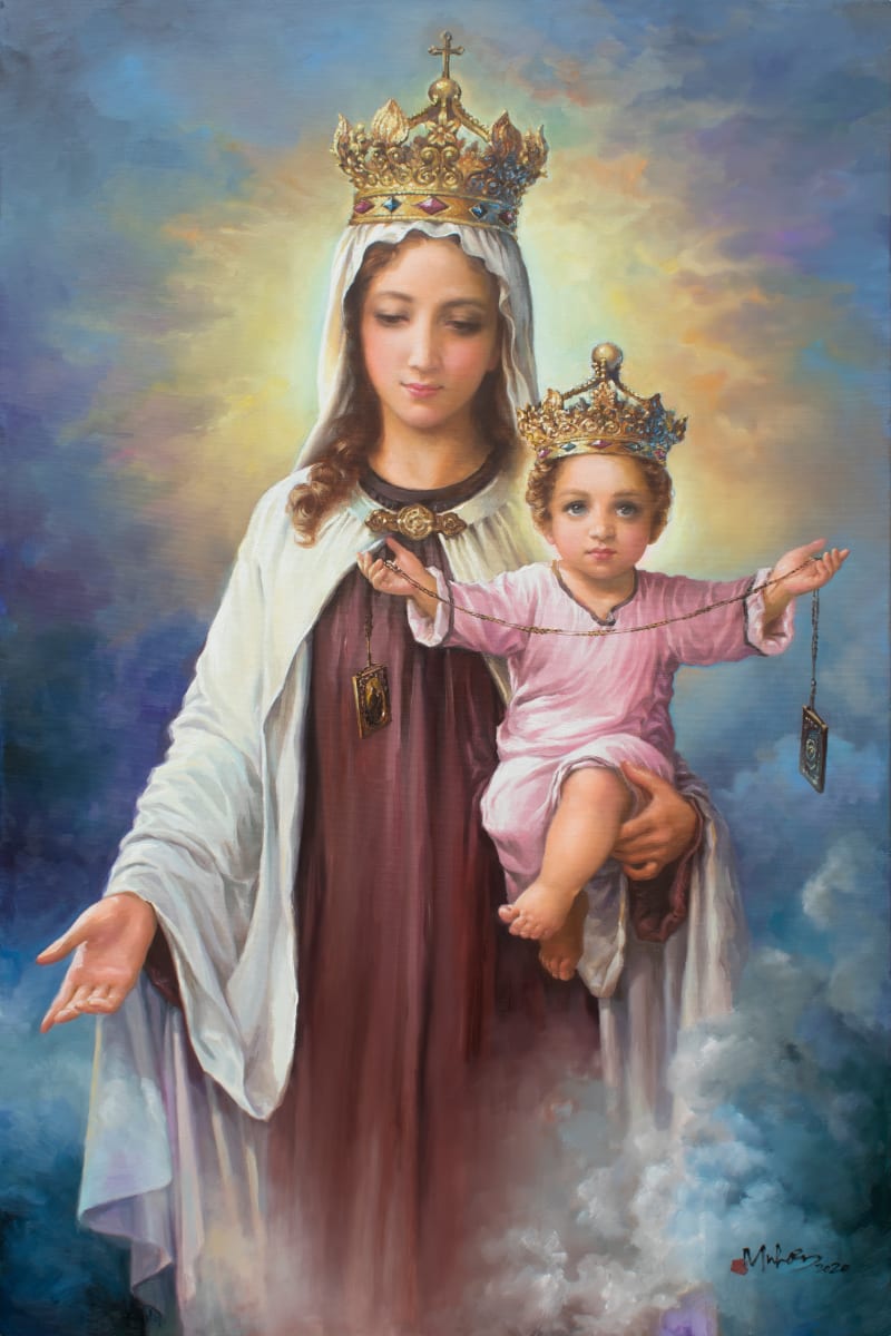 Our Lady of Mount Carmel by Mai Van Nhon 
