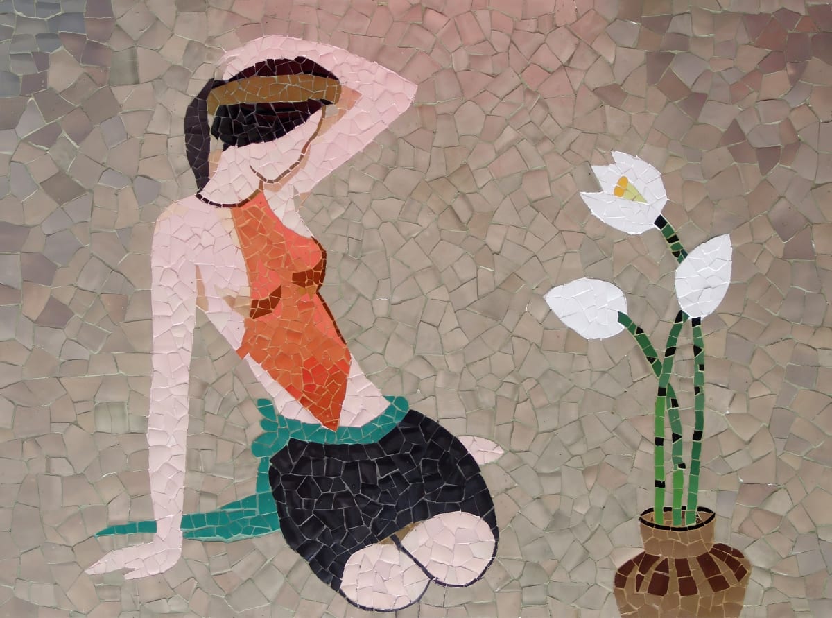 Young girl 5 by Mai Van Nhon 