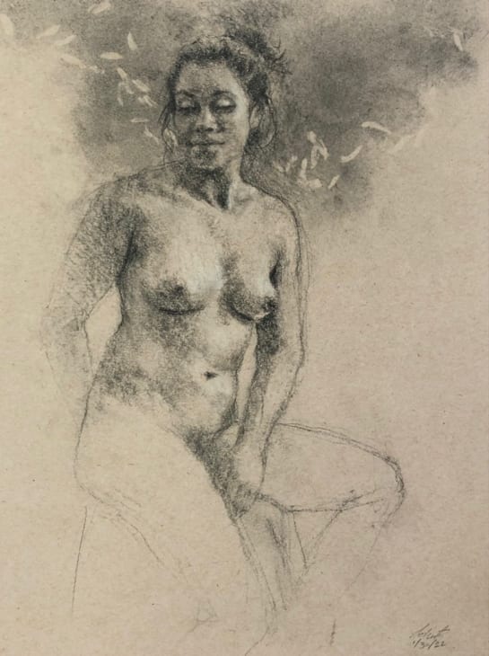 Seated Figure (Cass) by Suzy Schultz 