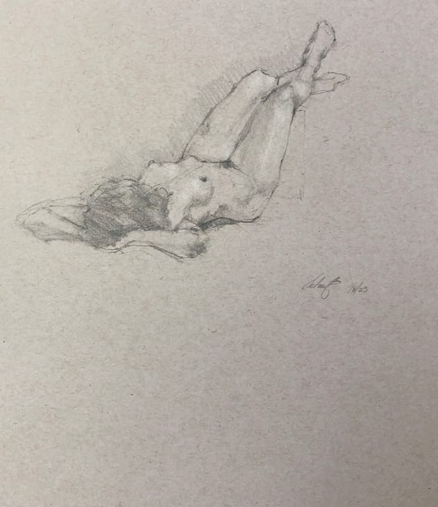 Reclining Figure by Suzy Schultz 