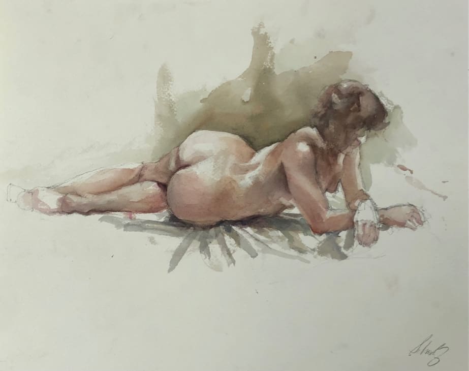Reclining Figure (Madison) by Suzy Schultz 