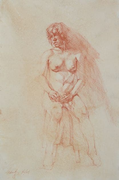 Seated Figure (Madison) by Suzy Schultz 