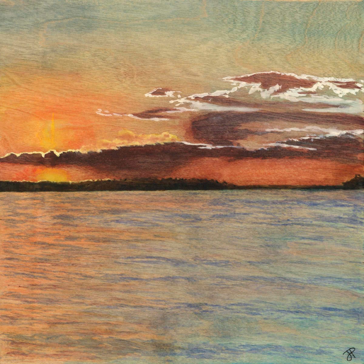 Leech Lake Print by Josephine Prins 