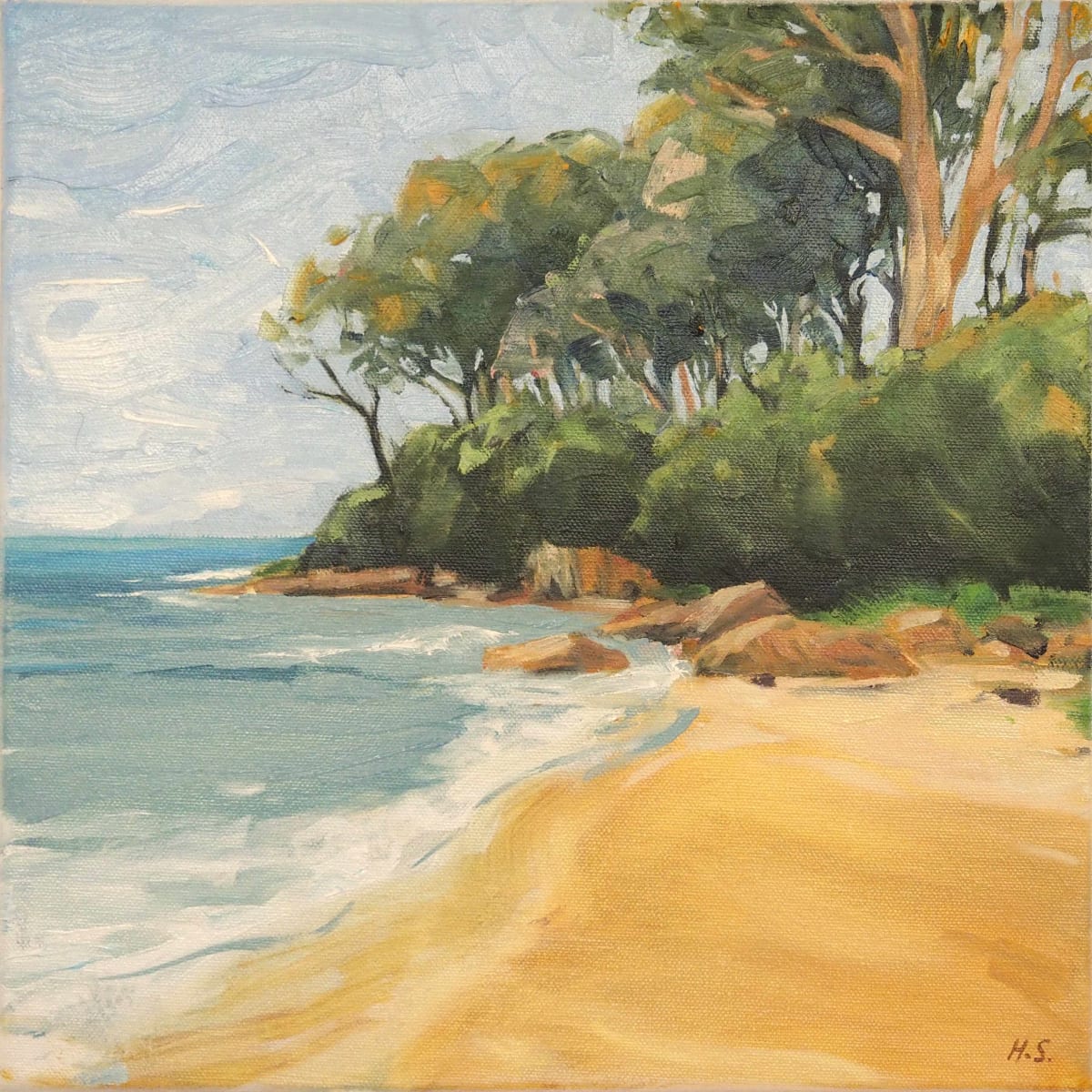 Surf beach by Hilary Seselja 
