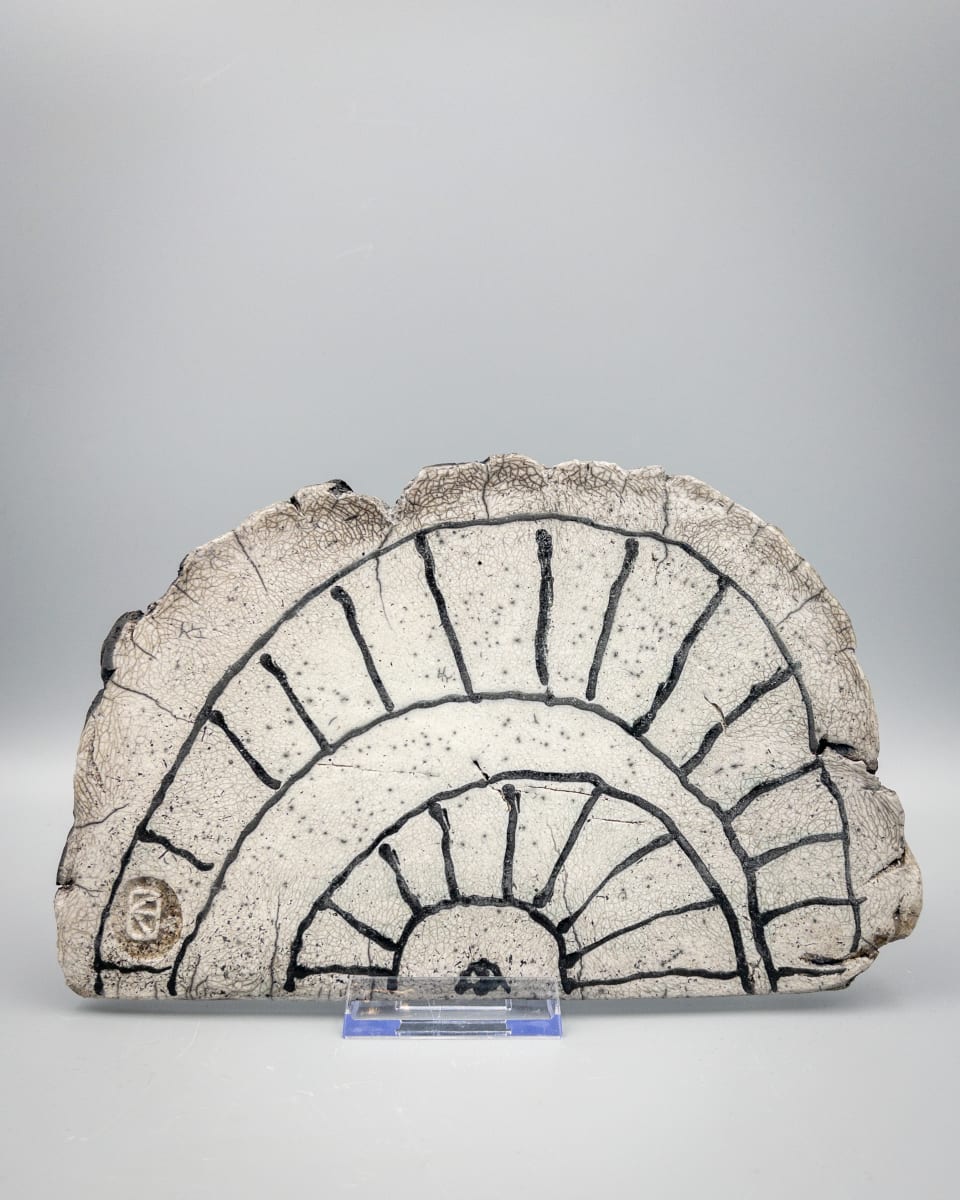 Raku Tile - 19 by Chris Heck, Image 1.