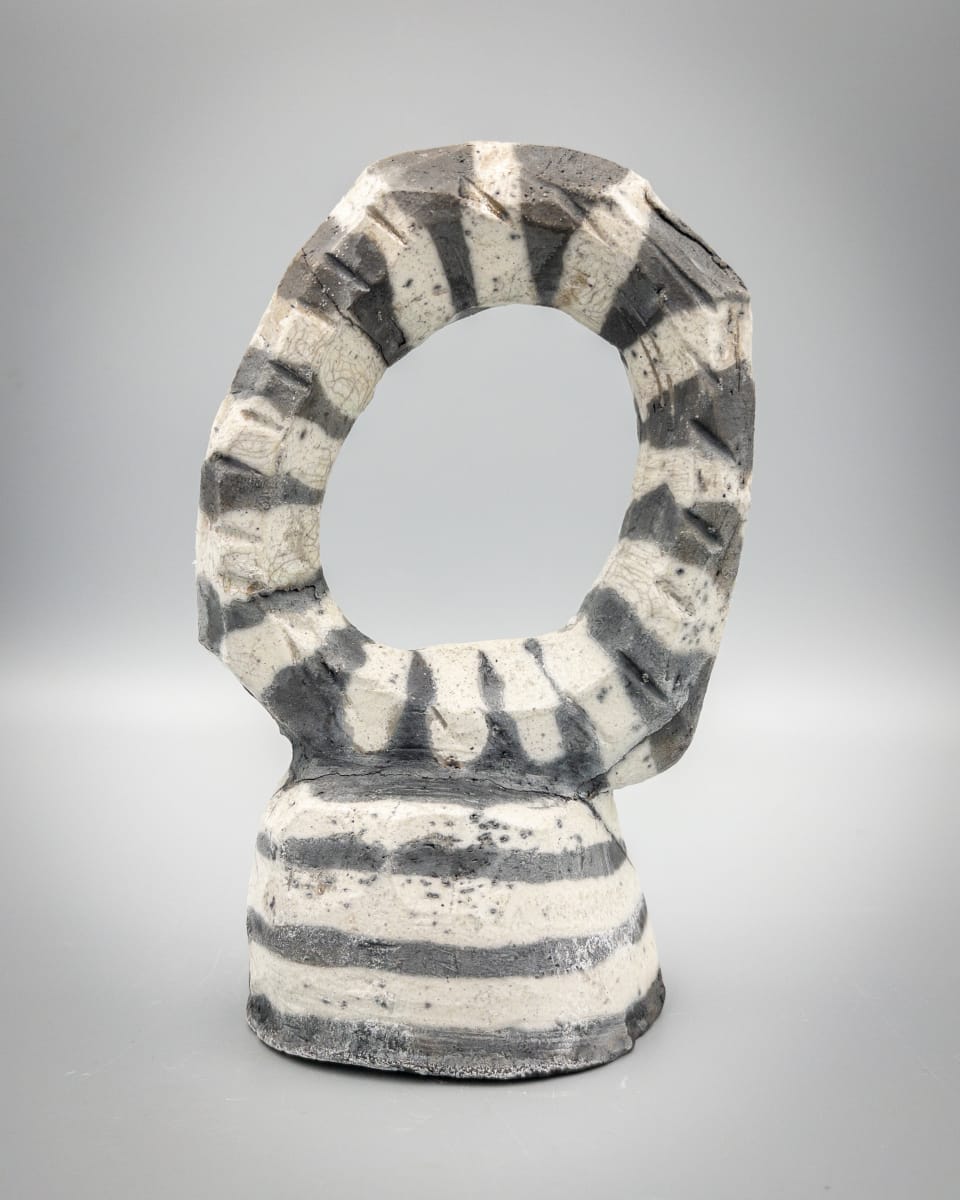 Raku Ring - 21 by Chris Heck 